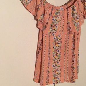 Off the shoulder shirt